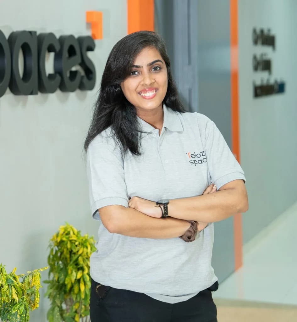 Aakansha, Head of Design & Visual Identity at Teloz Spaces