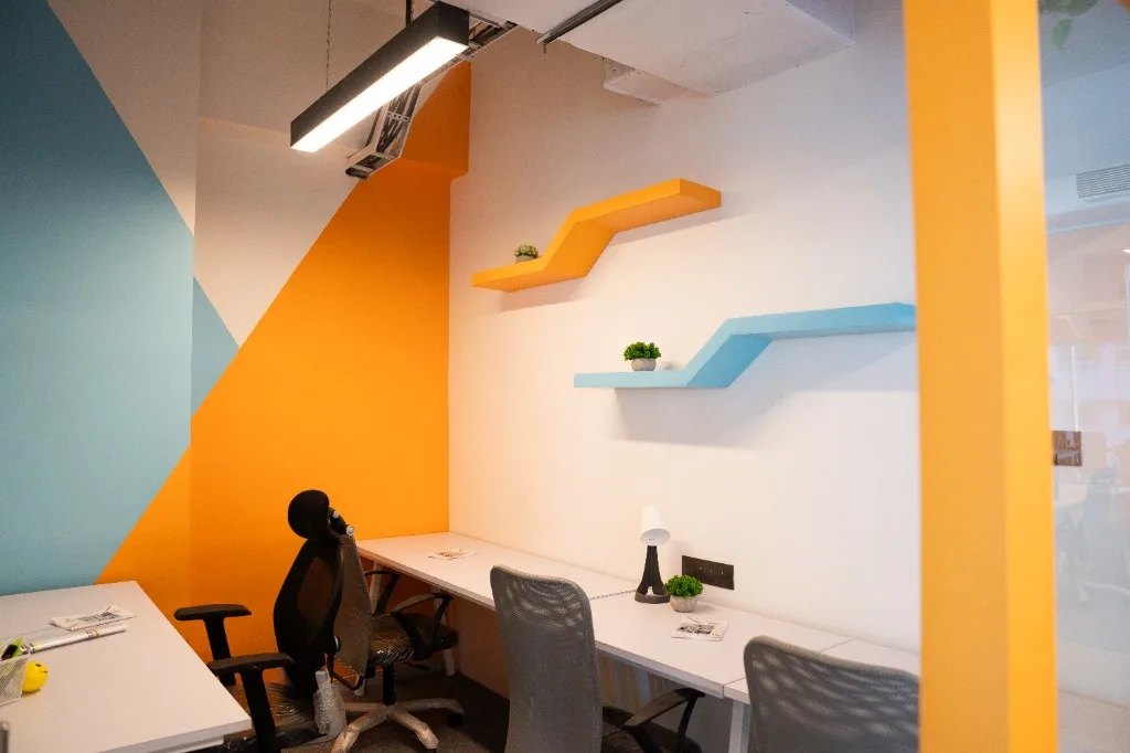 Teloz Spaces private office interior